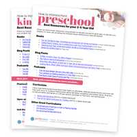Best resources for preschool