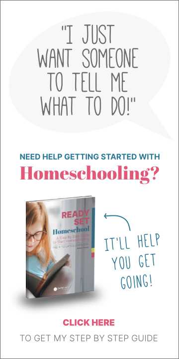 Get my homeschool getting started guide today